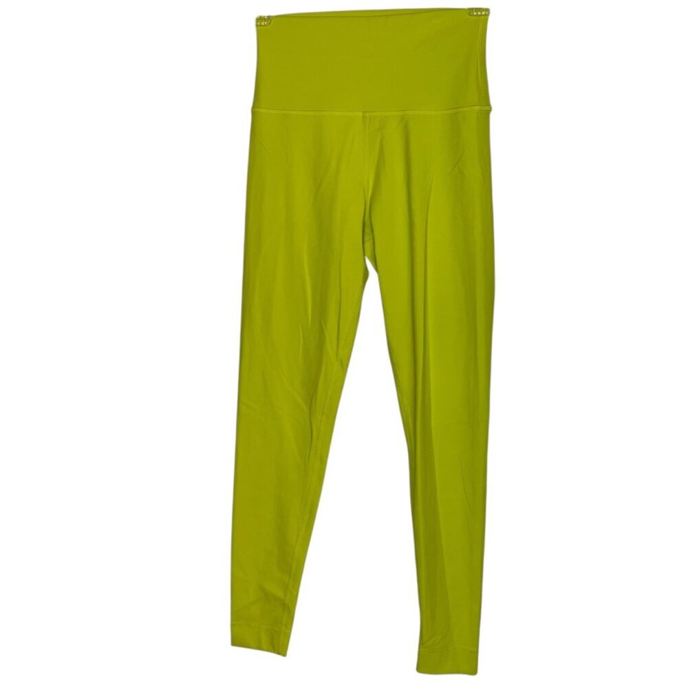 Set Active Women's XS Leggings Neon Limeade Green Sportbody Hi-Rise Sporty